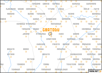 map of Gbatodu