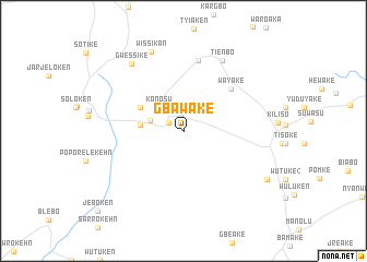 map of Gbawake