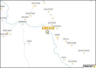 map of Gbedio