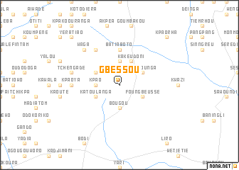 map of Gbessou