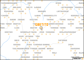 map of Gbetito