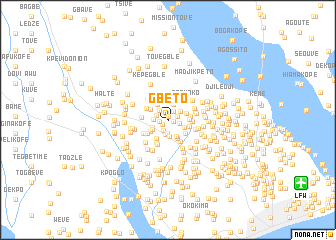 map of Gbéto