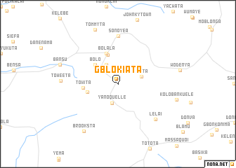 map of Gblokiata