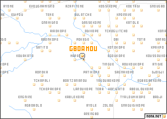 map of Gboamou