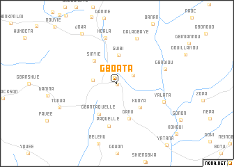 map of Gboata