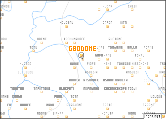 map of Gbodome