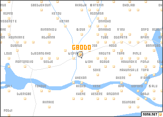 map of Gbodo