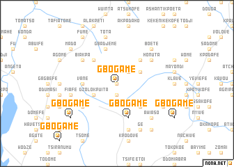 map of Gbogame