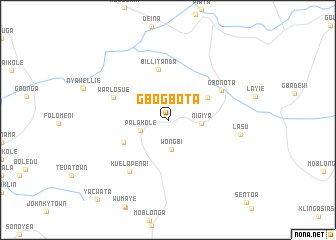 map of Gbogbota