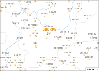 map of Gbokpe