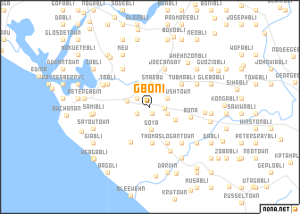 map of Gboni