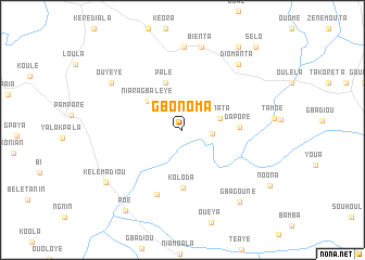map of Gbonoma