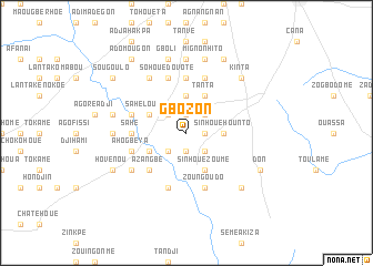 map of Gbozon