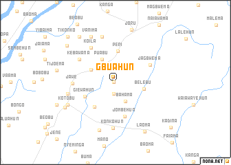 map of Gbuahun