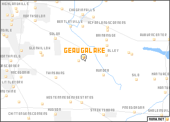 map of Geauga Lake