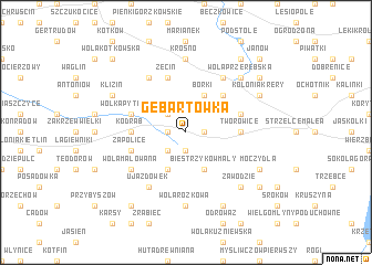 map of Gębartówka