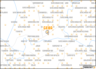 map of Gêba