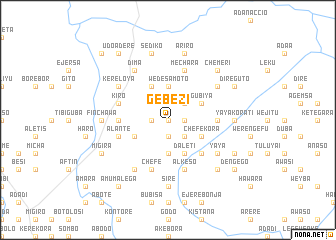 map of Gebezī