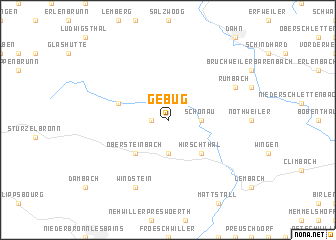 map of Gebüg