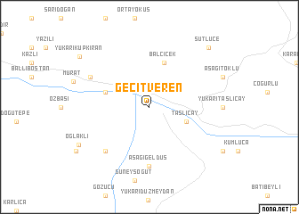 map of Geçitveren