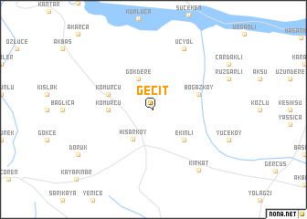 map of Geçit