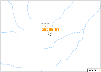 map of Gedabiet