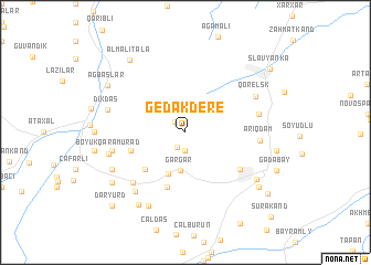 map of Gëdakdere