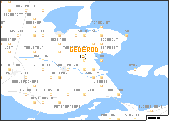 map of Gederød