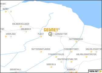 map of Gedney