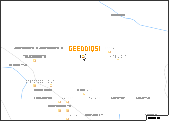 map of Geed Diqsi