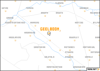 map of Geelboom