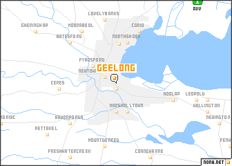 map of Geelong