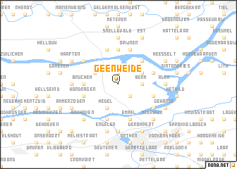 map of Geenweide