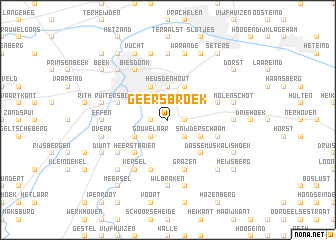 map of Geersbroek