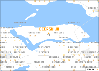 map of Geersdijk