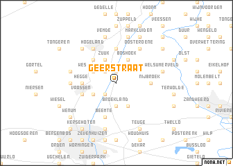 map of Geerstraat