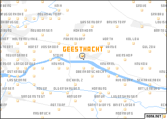 map of Geesthacht