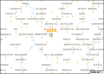 map of Gees