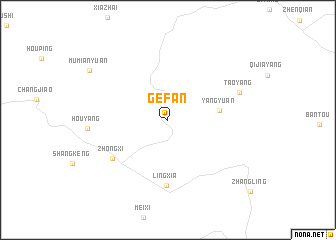 map of Gefan