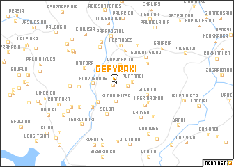 map of Gefyráki