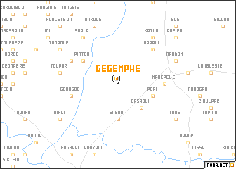 map of Gegempwe