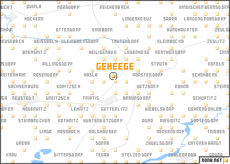 map of Geheege