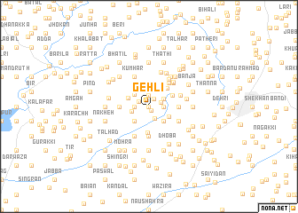 map of Gehli