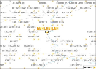 map of Gehlweiler