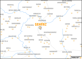 map of Gehrāz
