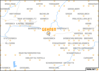 map of Gehren