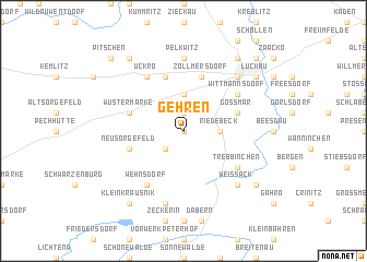 map of Gehren