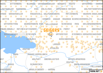 map of Geigers