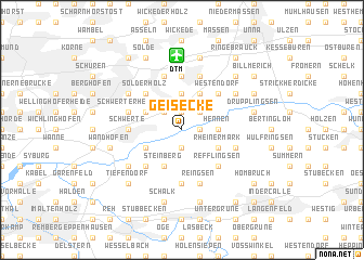 map of Geisecke
