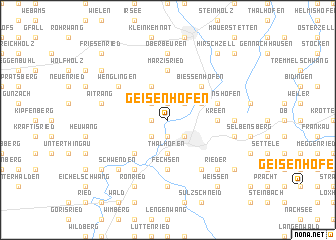 map of Geisenhofen